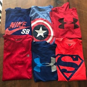 Active T-shirts - Boys Size 10/12